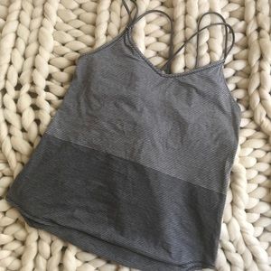 EUC Lululemon Strappy Stripe Tank